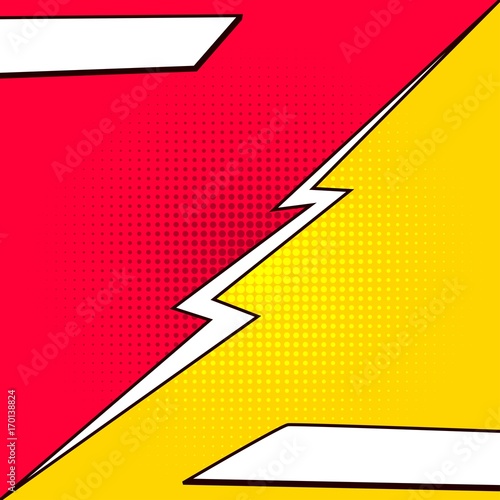 Comic book style contrast background