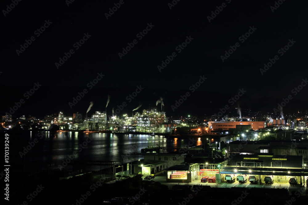 工場の夜景 工場の夜景