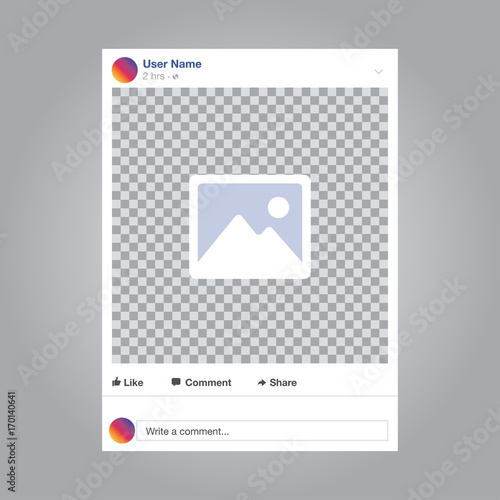 Photo frame vector illustration a transparent background