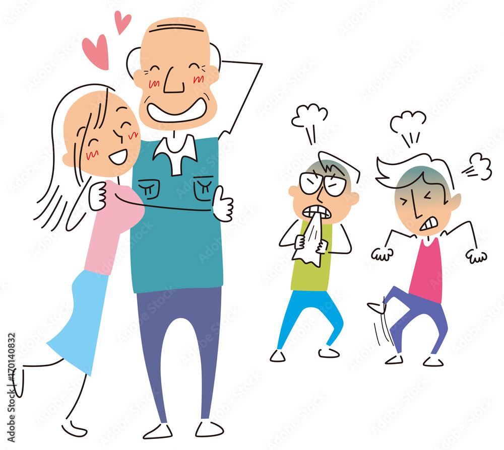 若い女性にモテる高齢者