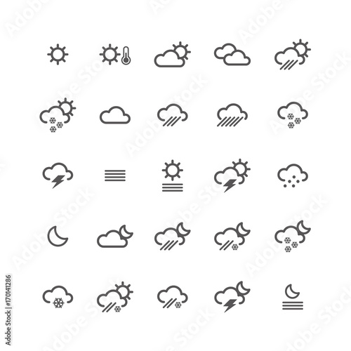 Weather Outline Icons