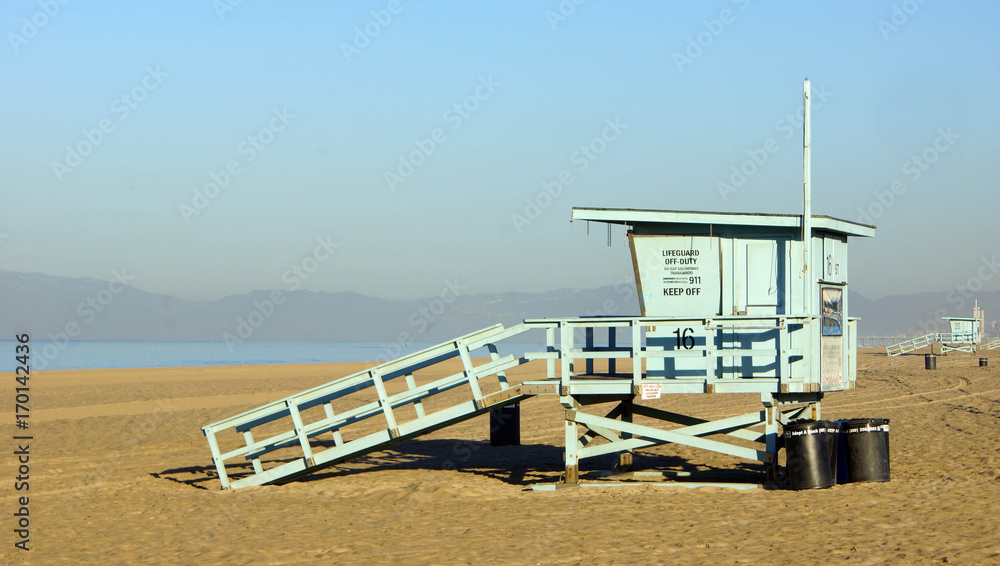 Obraz premium Southern California Lifeguard Stand