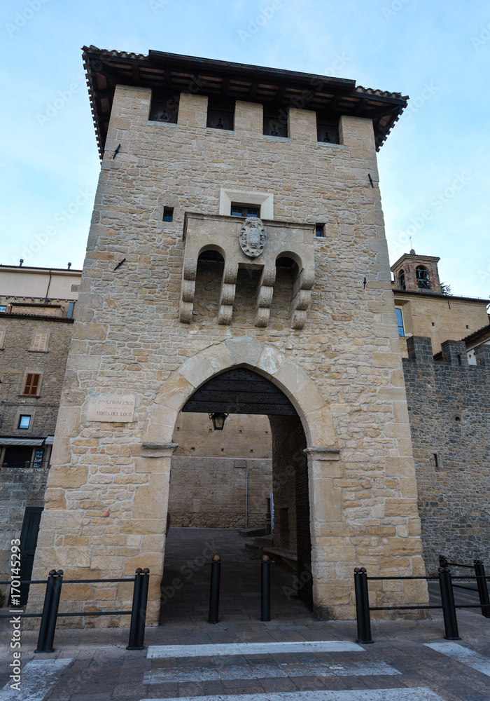 San Marino town view