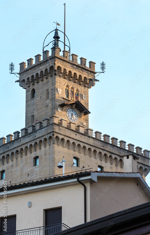 San Marino town view