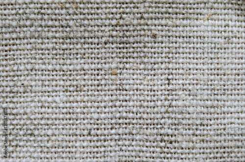Texture of white linen cloth. Fabric texture background