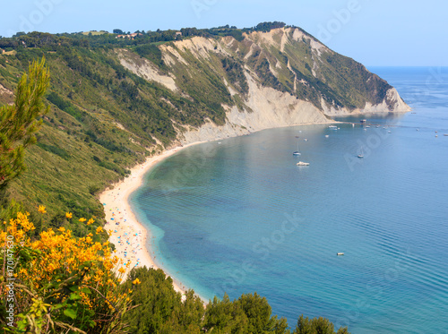 Summer Adriatic sea Mezzavalle beach