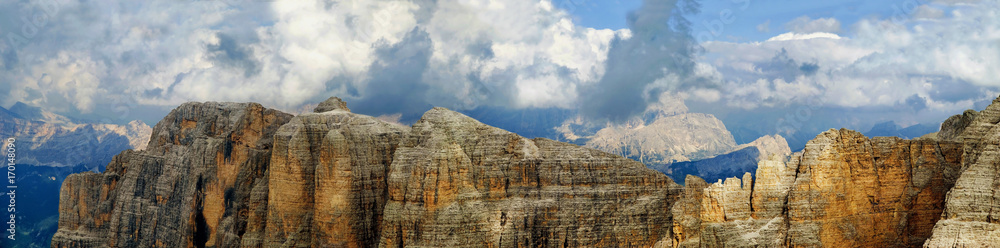 Fototapeta premium Sellagruppe Panorama