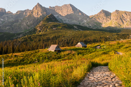 Beautiful nature landscape Gasienicowa