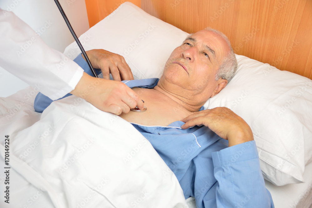 Attending to the patient Attending to the patient