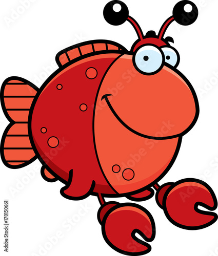 Cartoon Imitation Crab Smiling