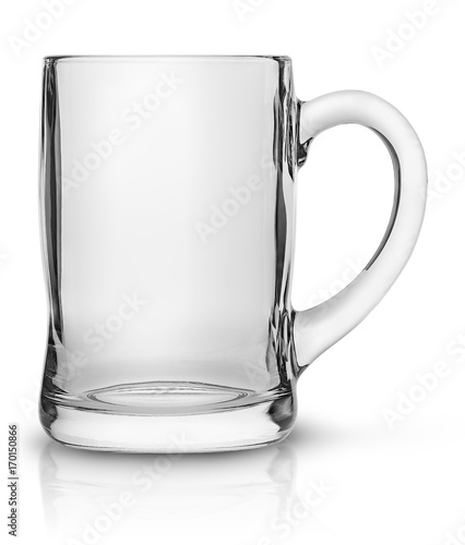 Glass mug for beer