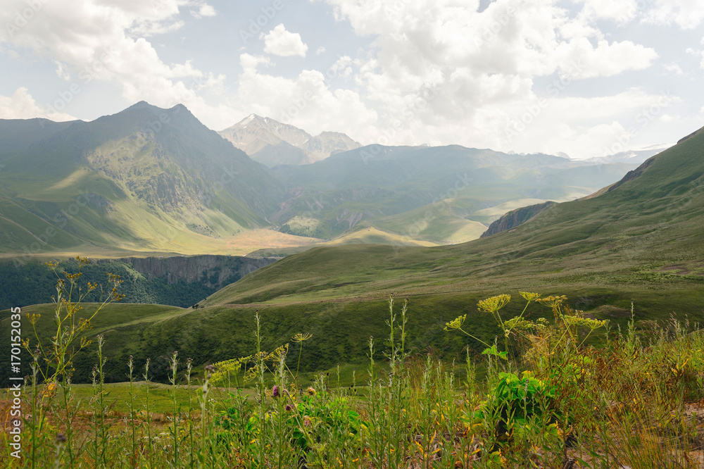 Typical Caucasian landscape