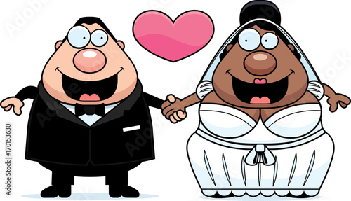 Cartoon Interracial Marriage