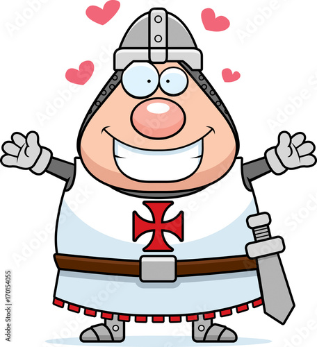 Cartoon Templar Hug