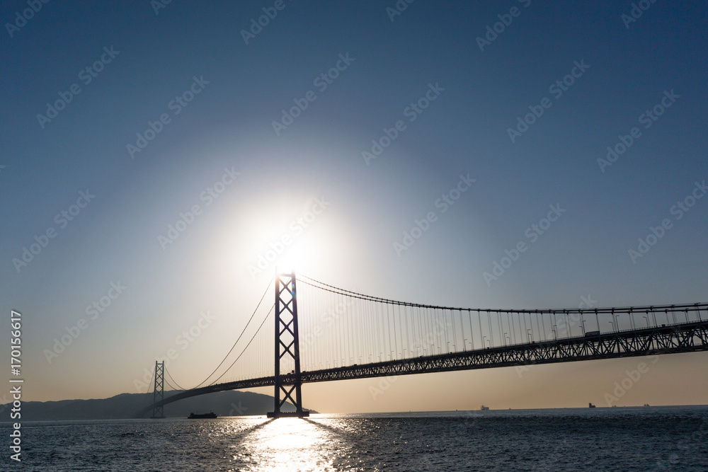 Fototapeta premium 海沿いの街