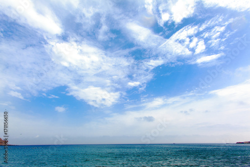 Horizon of the sea. Ocean and Sky. beautiful seascape panorama.