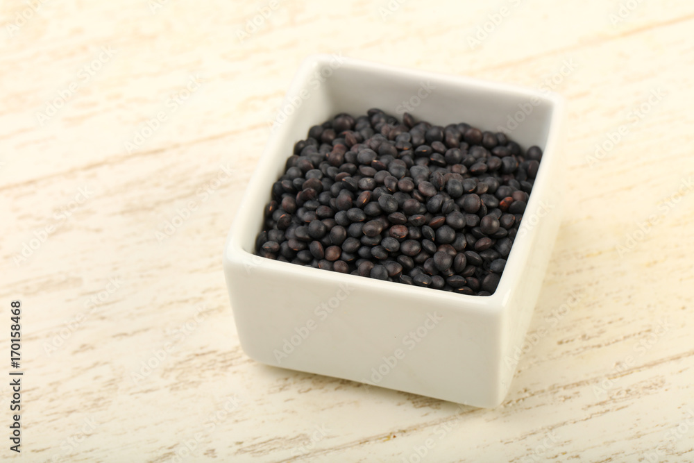 Black lentils