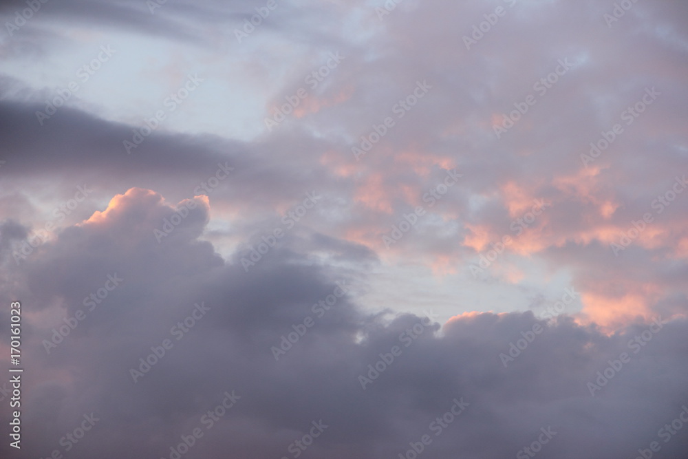 Obraz premium Evening clouds