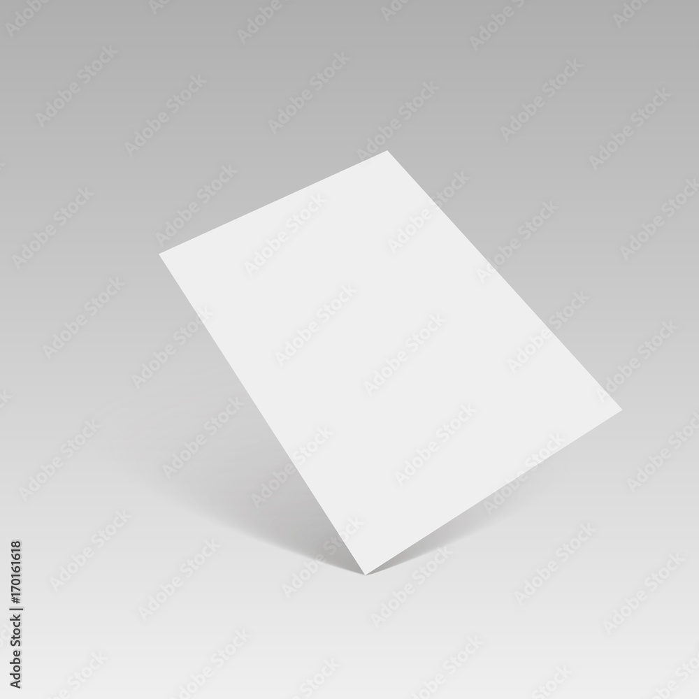 Falling blank white business cards vector template. Vector Falling blank white business cards vector template. Vector