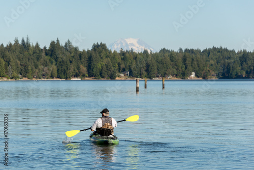 kayak on puget sound