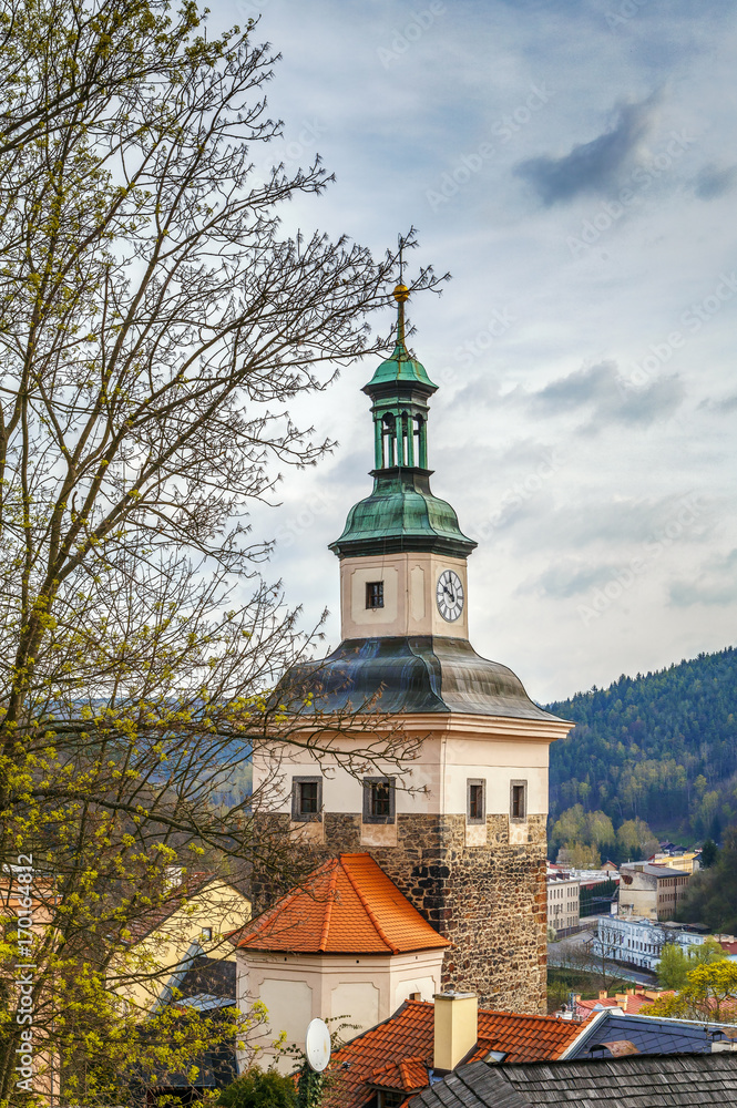 Black tower, Loket, Czech republic Black tower, Loket, Czech republic