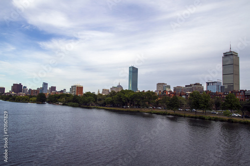 Boston Skyline from the Mass Ave Bridge