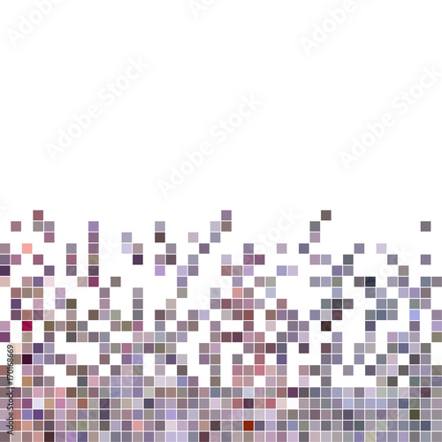 abstract vector square pixel mosaic background
