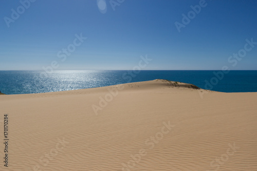 Plage déserte au Mozambique