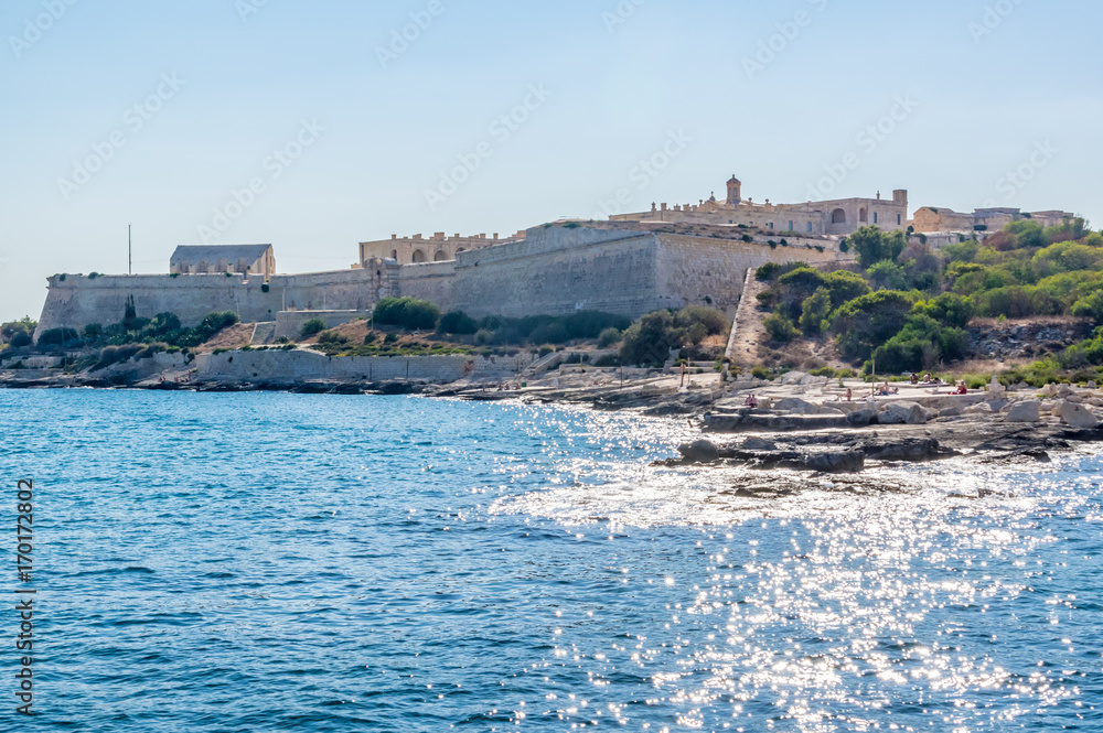 View from Sliema to Valletta
