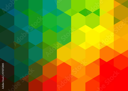 Abstract ornament color patches