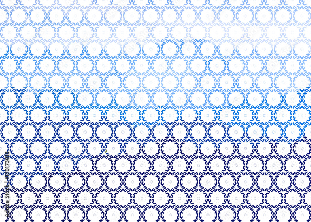 ornament of blue flowers on a white background ornament of blue flowers on a white background
