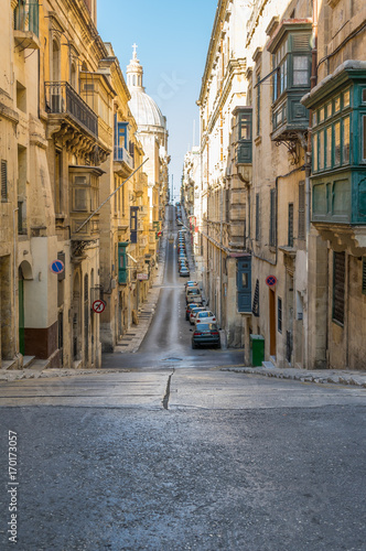 Fototapeta Naklejka Na Ścianę i Meble -  View of Valletta oldtown
