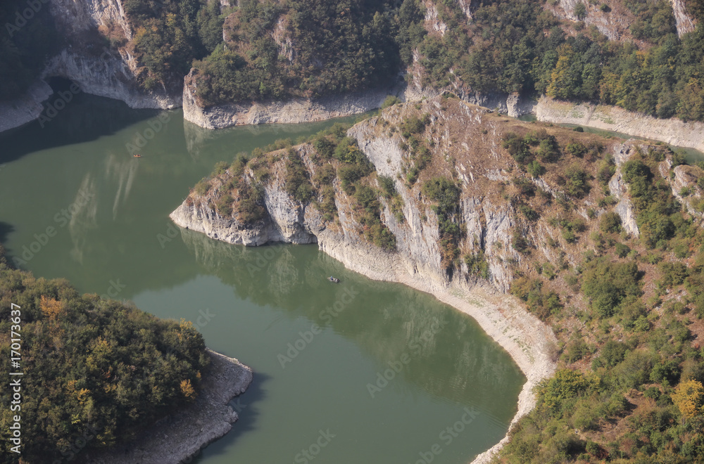 Meanders of the Uvac river, Serbia