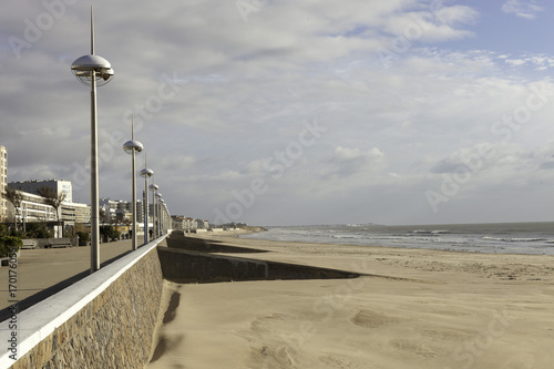 The boulevard of La Plage  The Beach  Saint-Jean-de-Monts  France