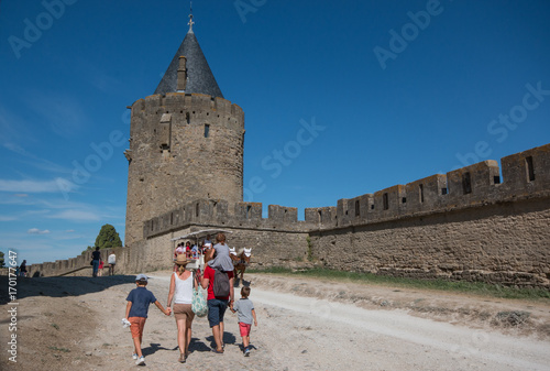 Balade à la cité de Carcassonne