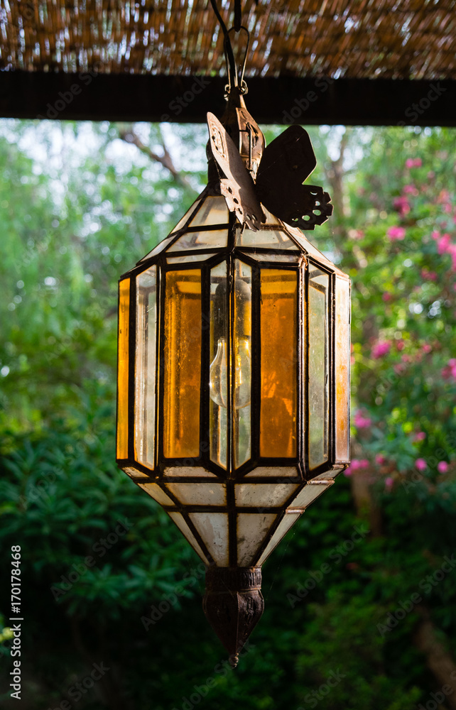 Vintage Outdoor Porch Pendant Lamp Garden Fixture Lights Vintage Terrace Lighting lantern