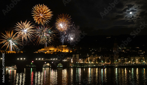 Heidelberg Schlossbeleuchtung und Feuerwerk