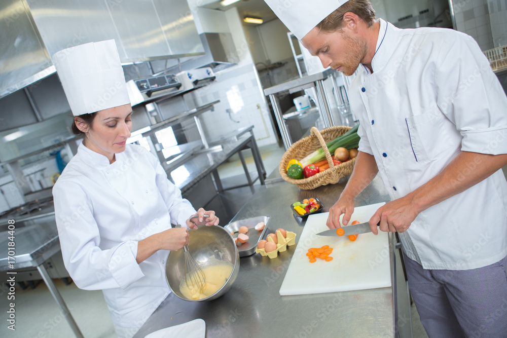 chef chopping vegetables preparations for dish chef chopping vegetables preparations for dish