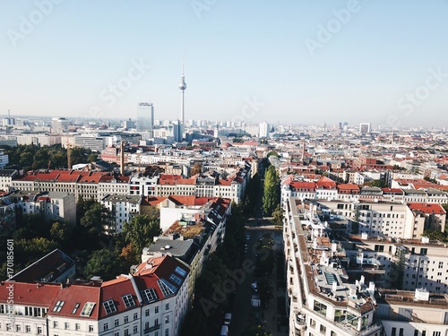 Berlin skyline, view of Alexanderplatz