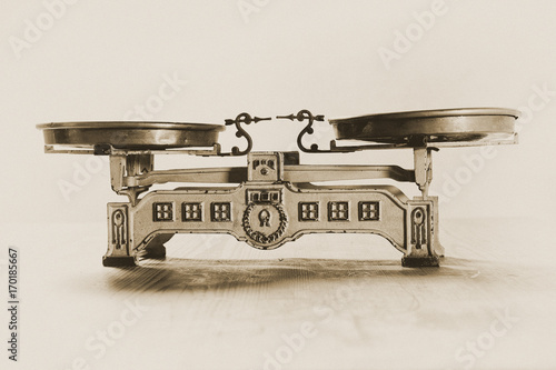 Vintage balance scale