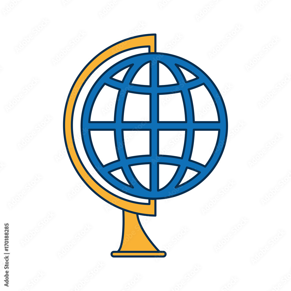 geography tool icon over white background vector illustration geography tool icon over white background vector illustration