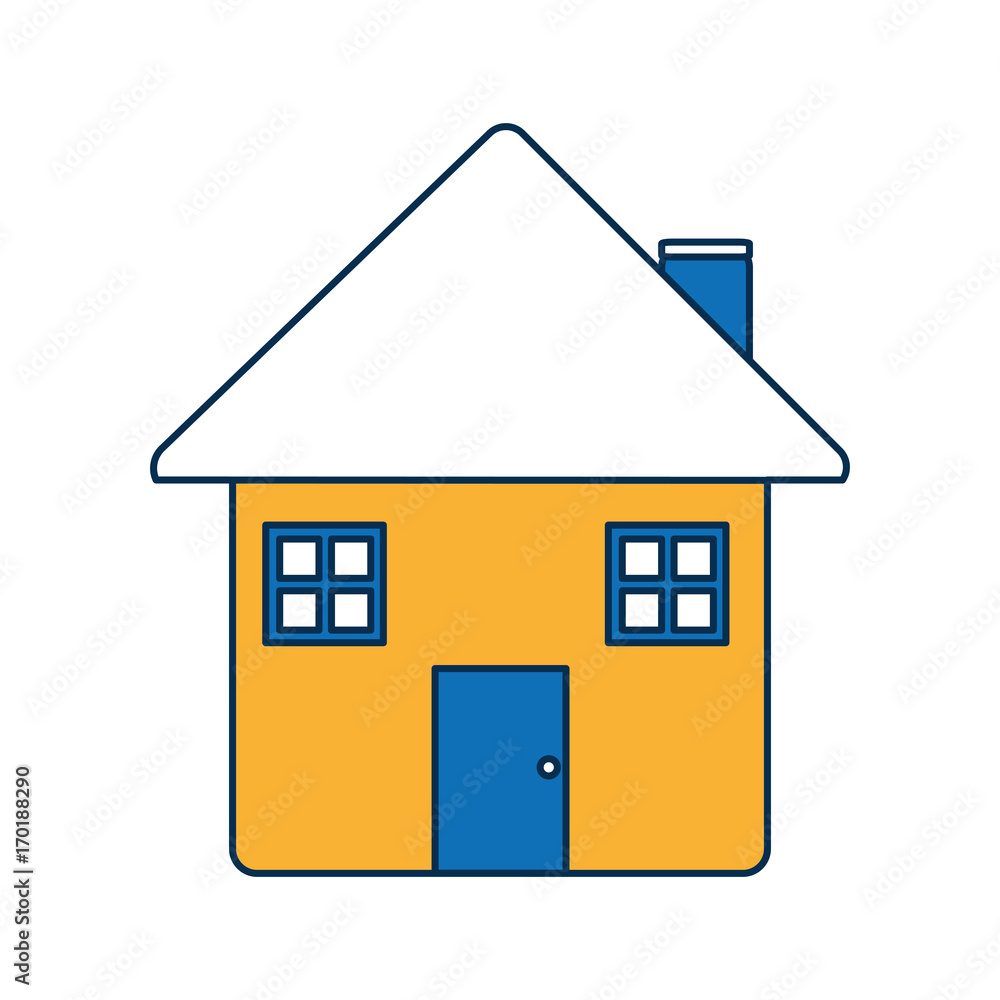 house icon over white background vector illustration house icon over white background vector illustration