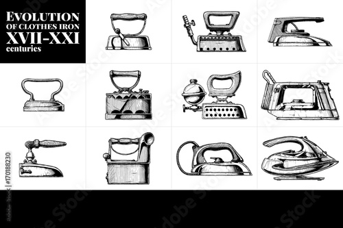 Evolution of clothes iron