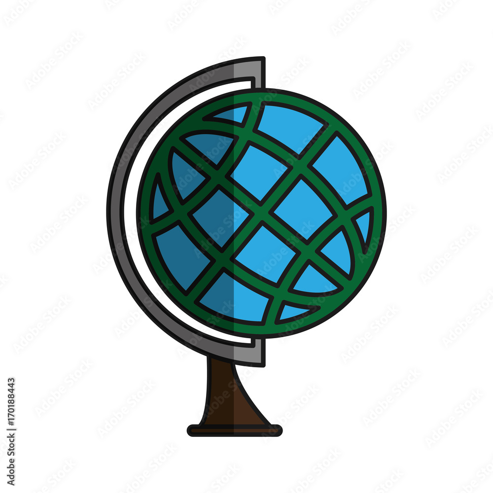 geography tool icon over white background vector illustration geography tool icon over white background vector illustration