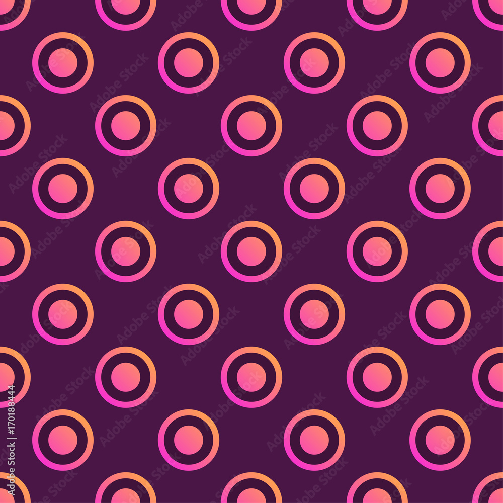 Seamless vector pattern with gradient circles and rings Seamless vector pattern with gradient circles and rings