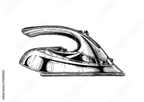 illustration of wireless iron