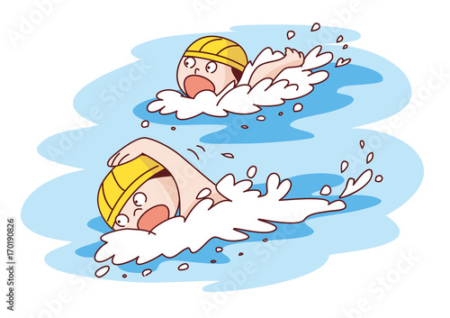 水泳の練習