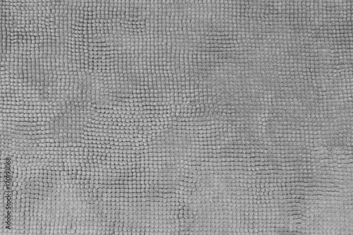 Grey color doormat with fablic texture photo