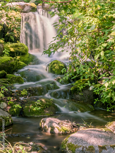 Waterfalls and creeks under long exposure