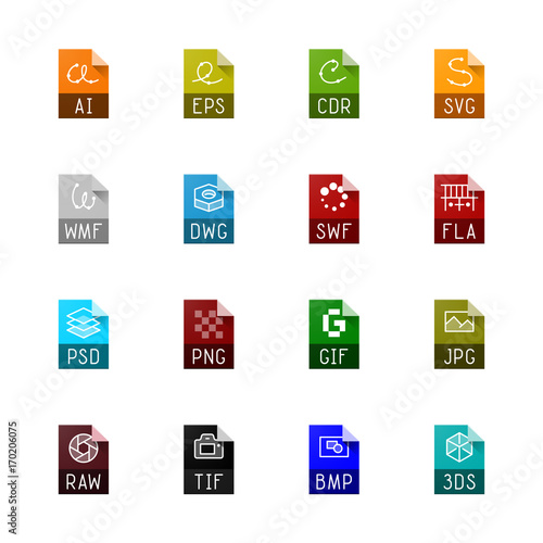 File type icons - Graphics